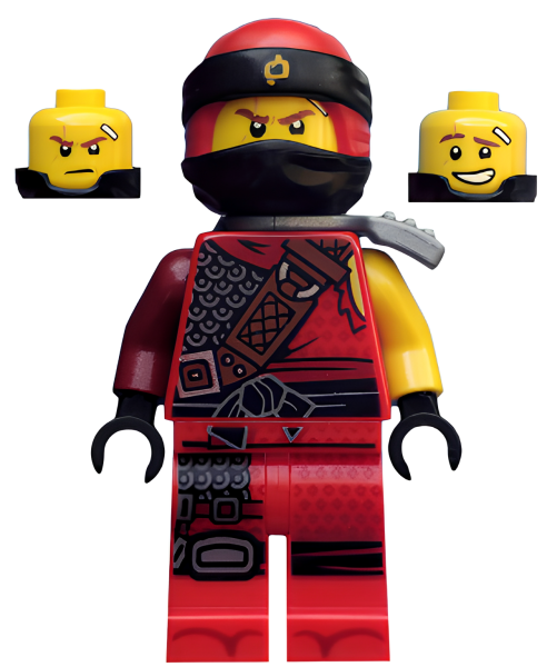 Минифигурка Lego Ninjago Kai - Hunted, Flat Silver Side-Scabbard njo457 U